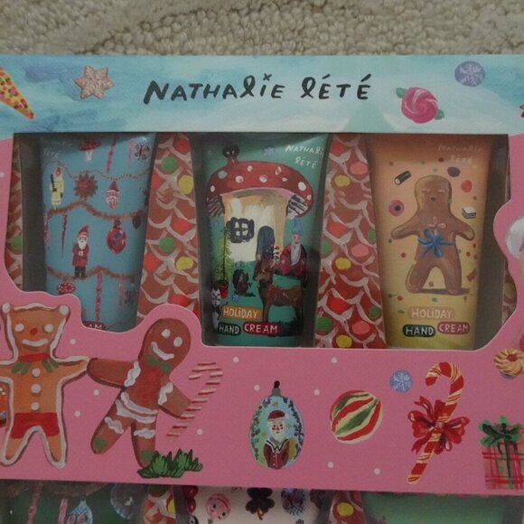 Heathcote & Ivory Nathalie Lete House of 8 Hand Creams Black Truffle Extract - Picture 2 of 9